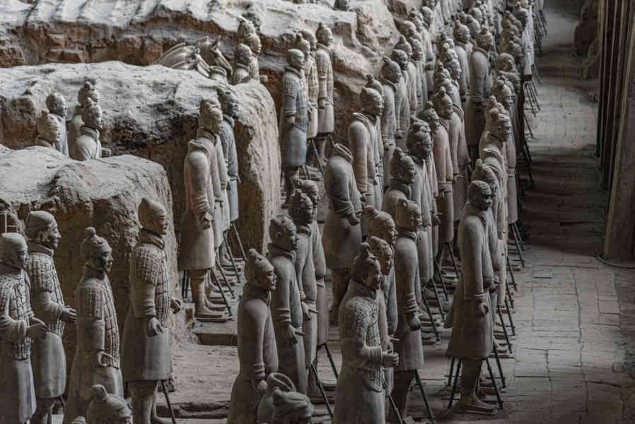 China - Xi'an 016 - mausoleo de Qin Shi Huang - Guerreros de Terracota